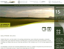 Tablet Screenshot of golfparkwilnis.nl